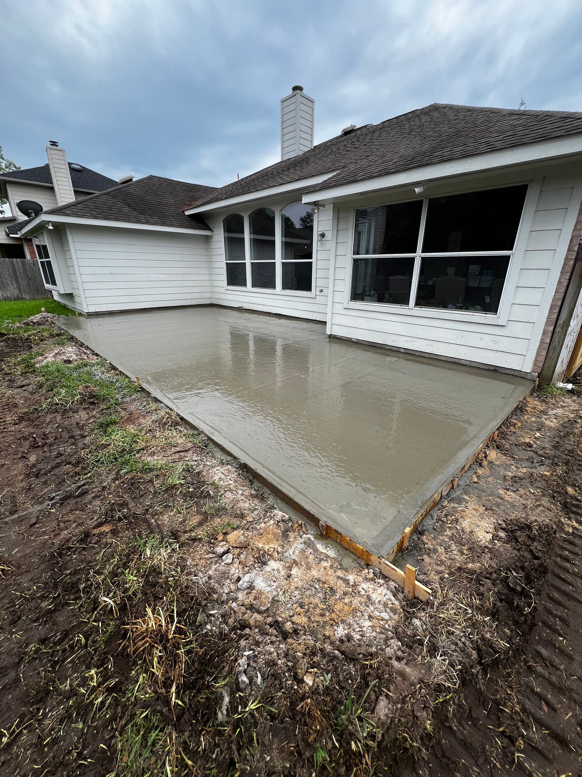 Driveway Widening and Backyard Patio Addition That Actually Works