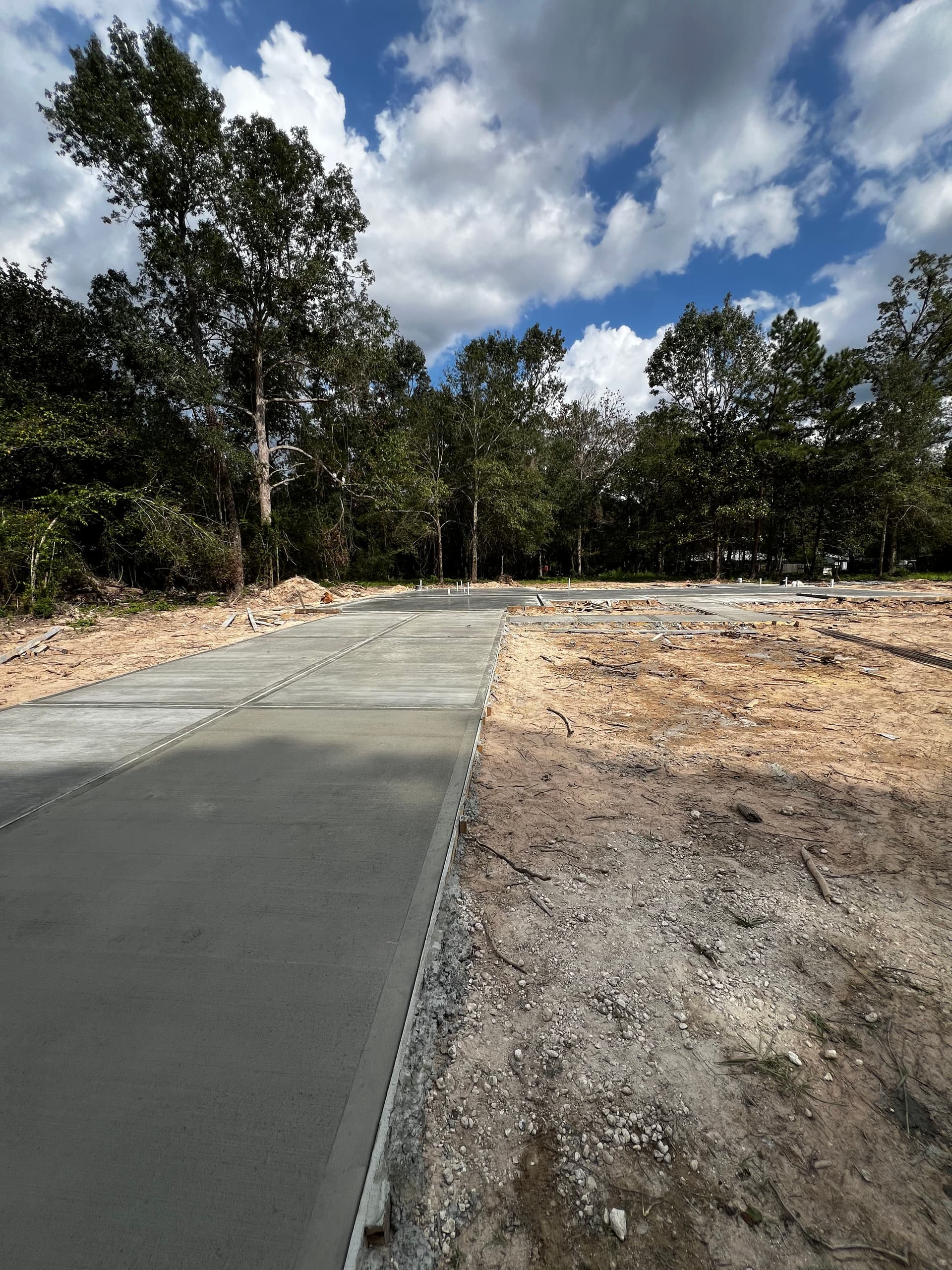 Gallery photos for New Driveway and Sidewalk Poured for a New Build Property: Image #1