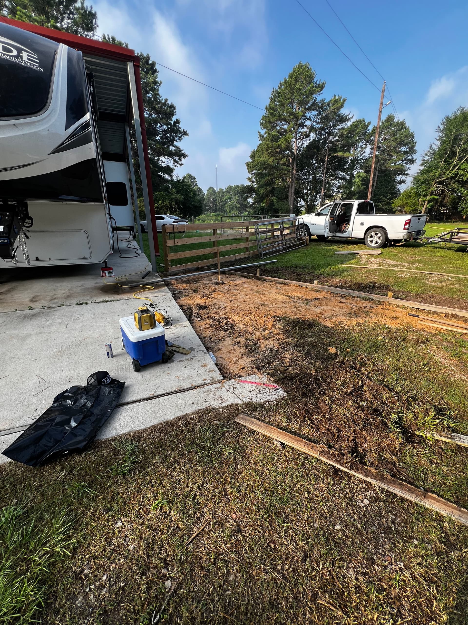Gallery photos for Concrete Gate Run and Access Ramps Built for Daily Vehicle Use: Image #1