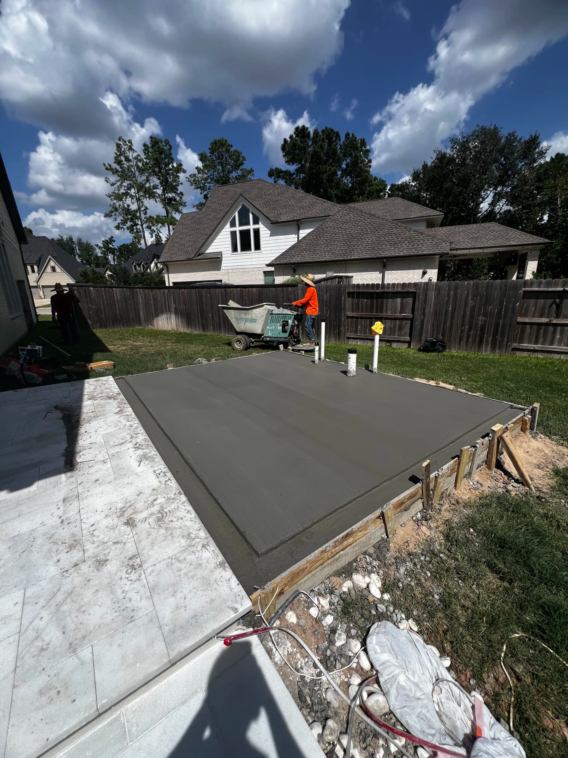 Pool Bathroom Addition Gets a Solid Concrete Slab Foundation image