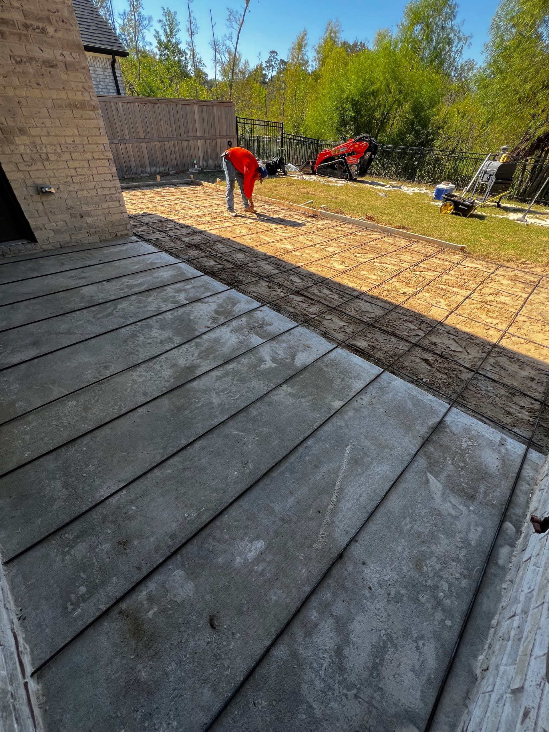 Gallery photos for Concrete Patio Extension with a Seamless Overlay Finish: Image #3
