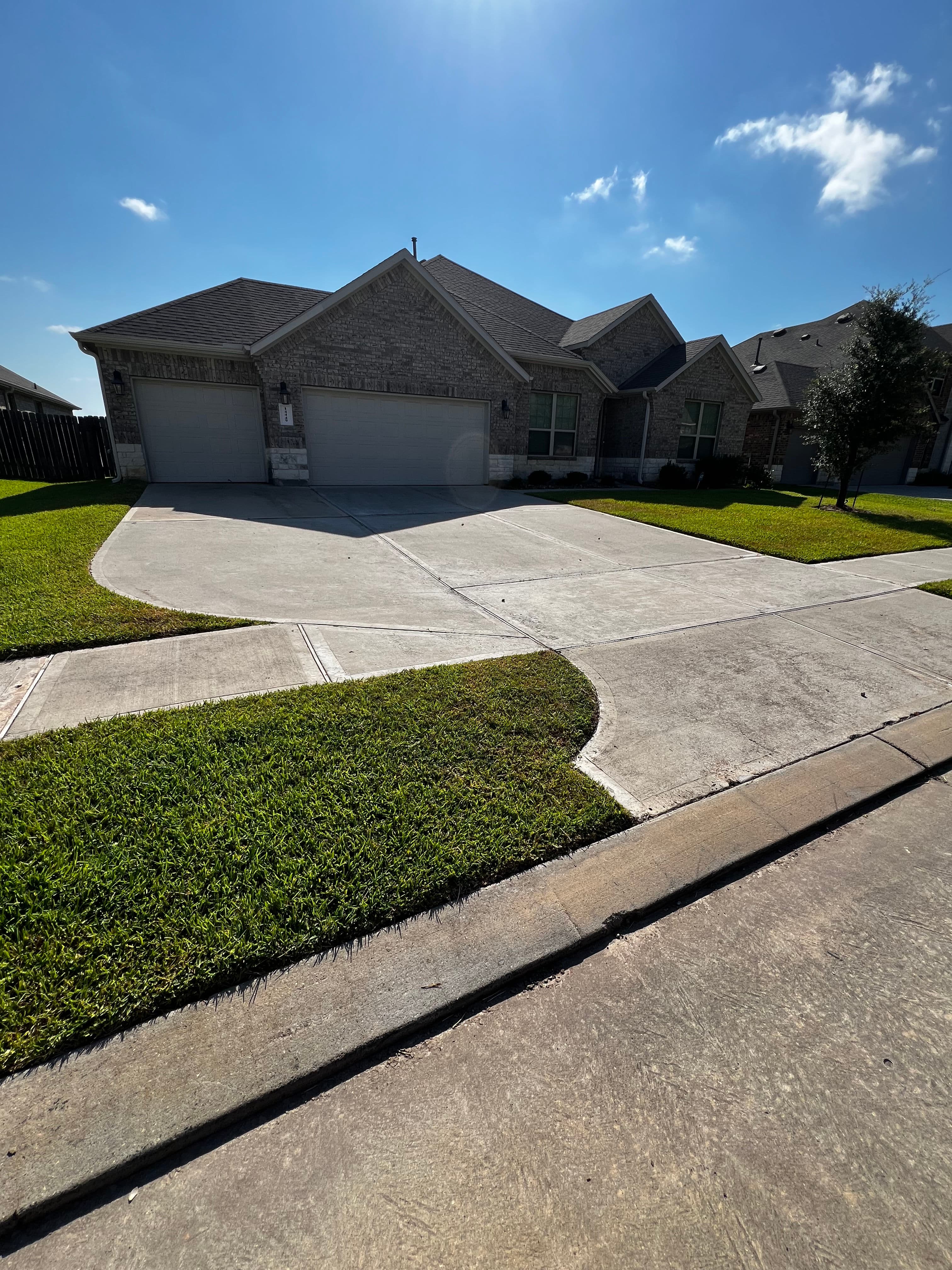 Project Widened to a Full 4-Car Concrete Driveway Extension image