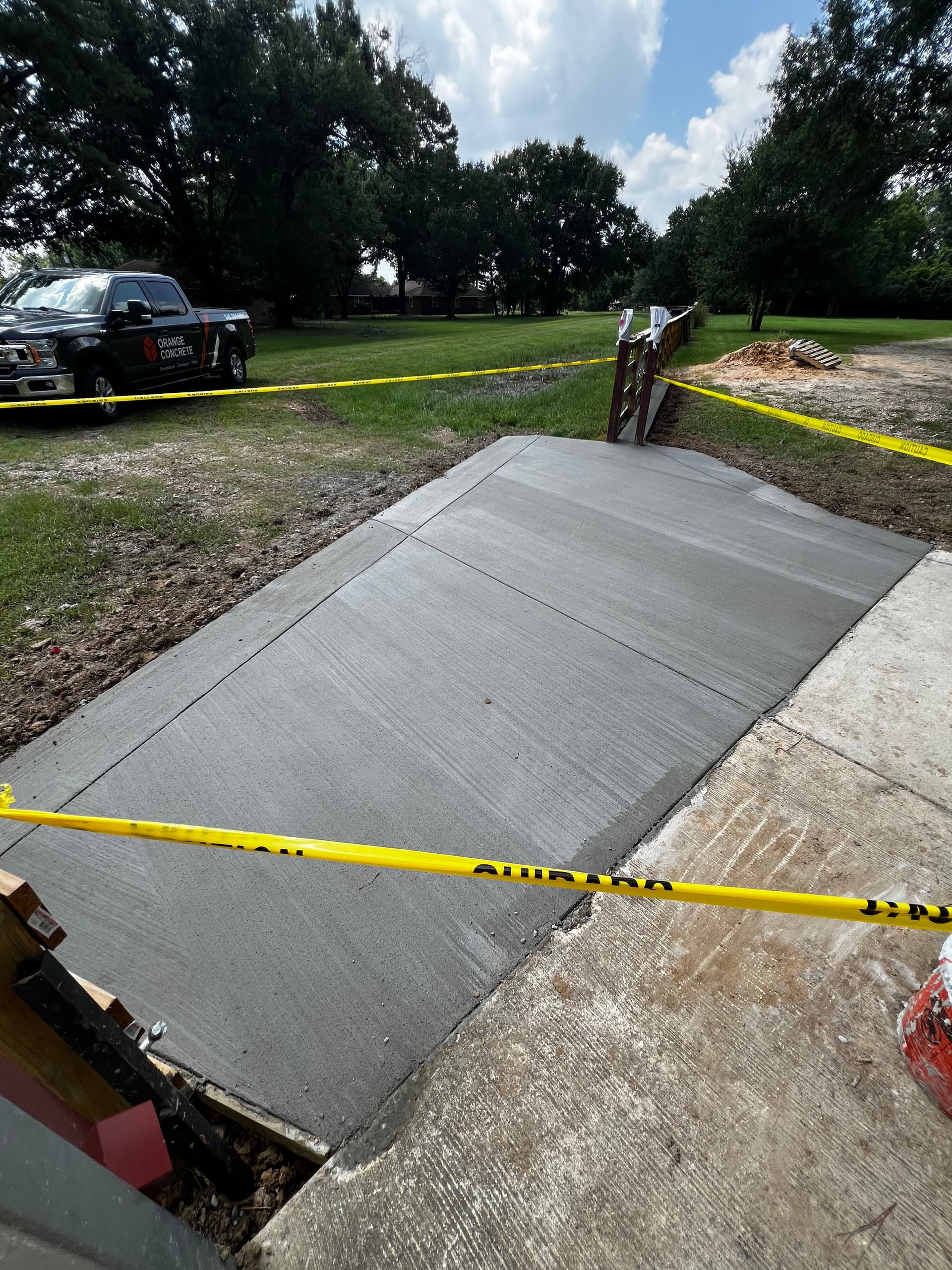 Gallery photos for Concrete Gate Run and Access Ramps Built for Daily Vehicle Use: Image #4