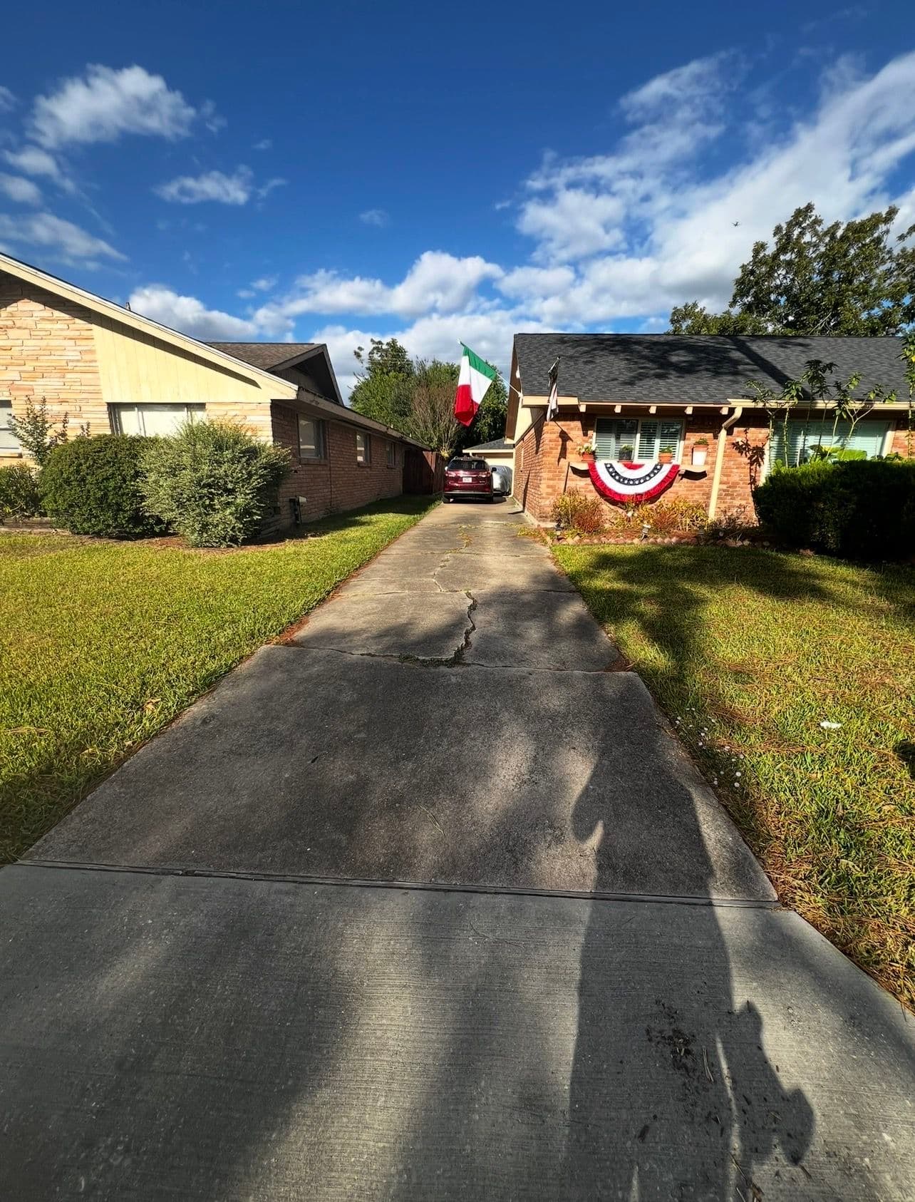 Gallery photos for Old Cracked Driveway Gets a Full Concrete Replacement: Image #1