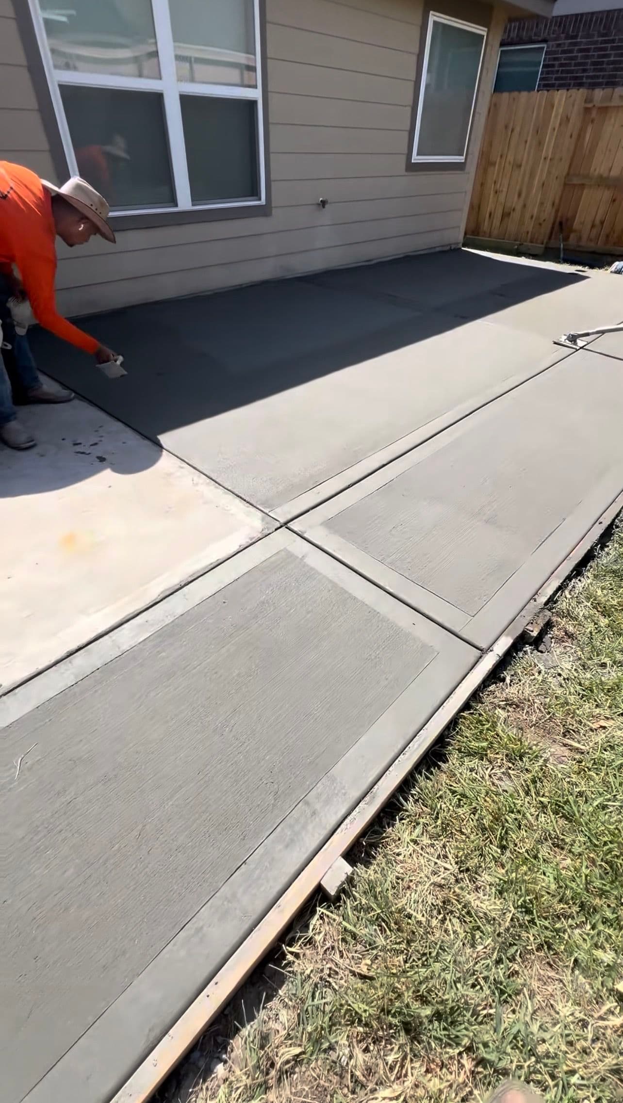 Gallery photos for Concrete Patio Extension Adds Real Backyard Space Fast: Image #5