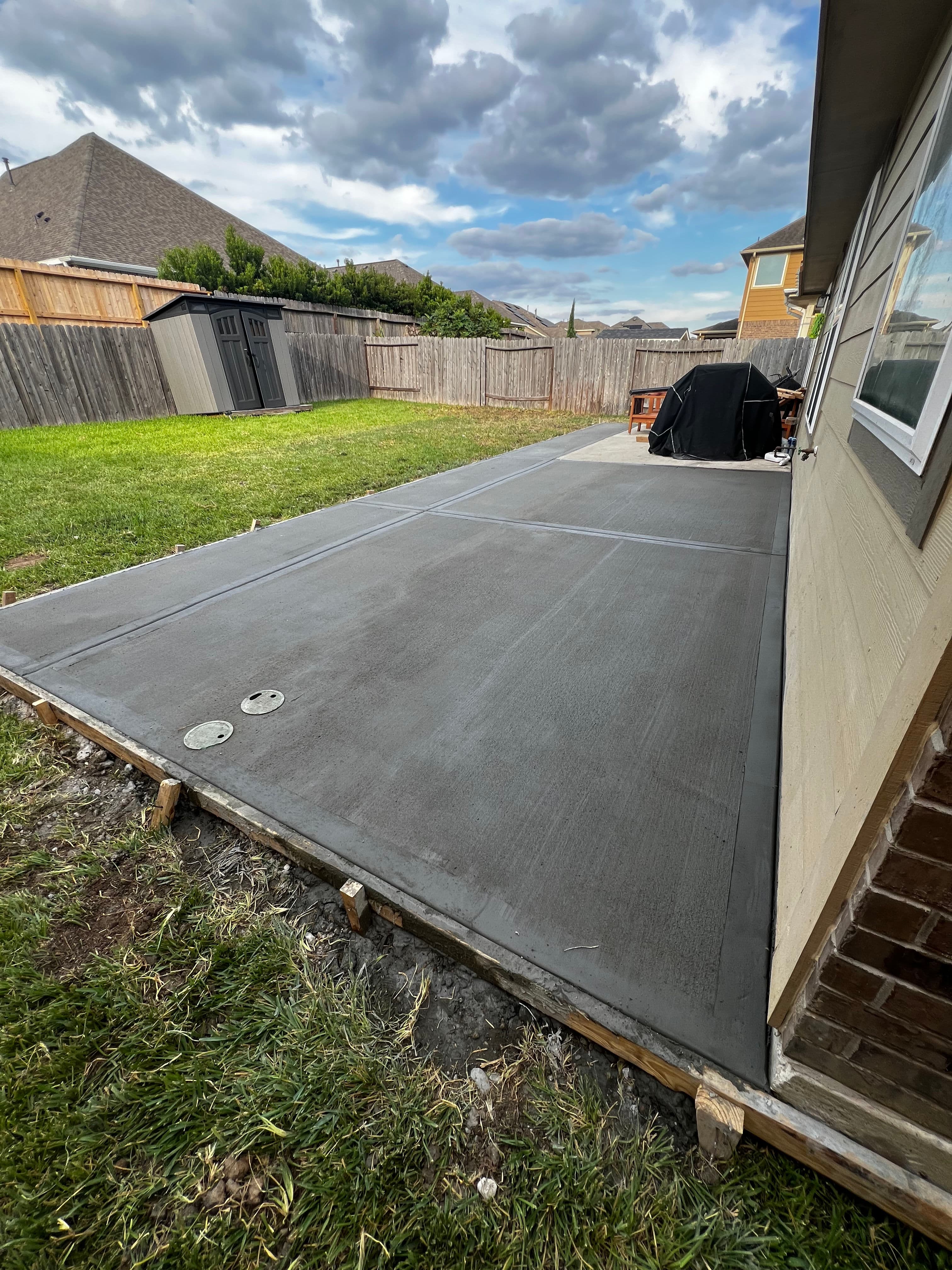 Project Concrete Patio Extension Adds Real Backyard Space Fast image