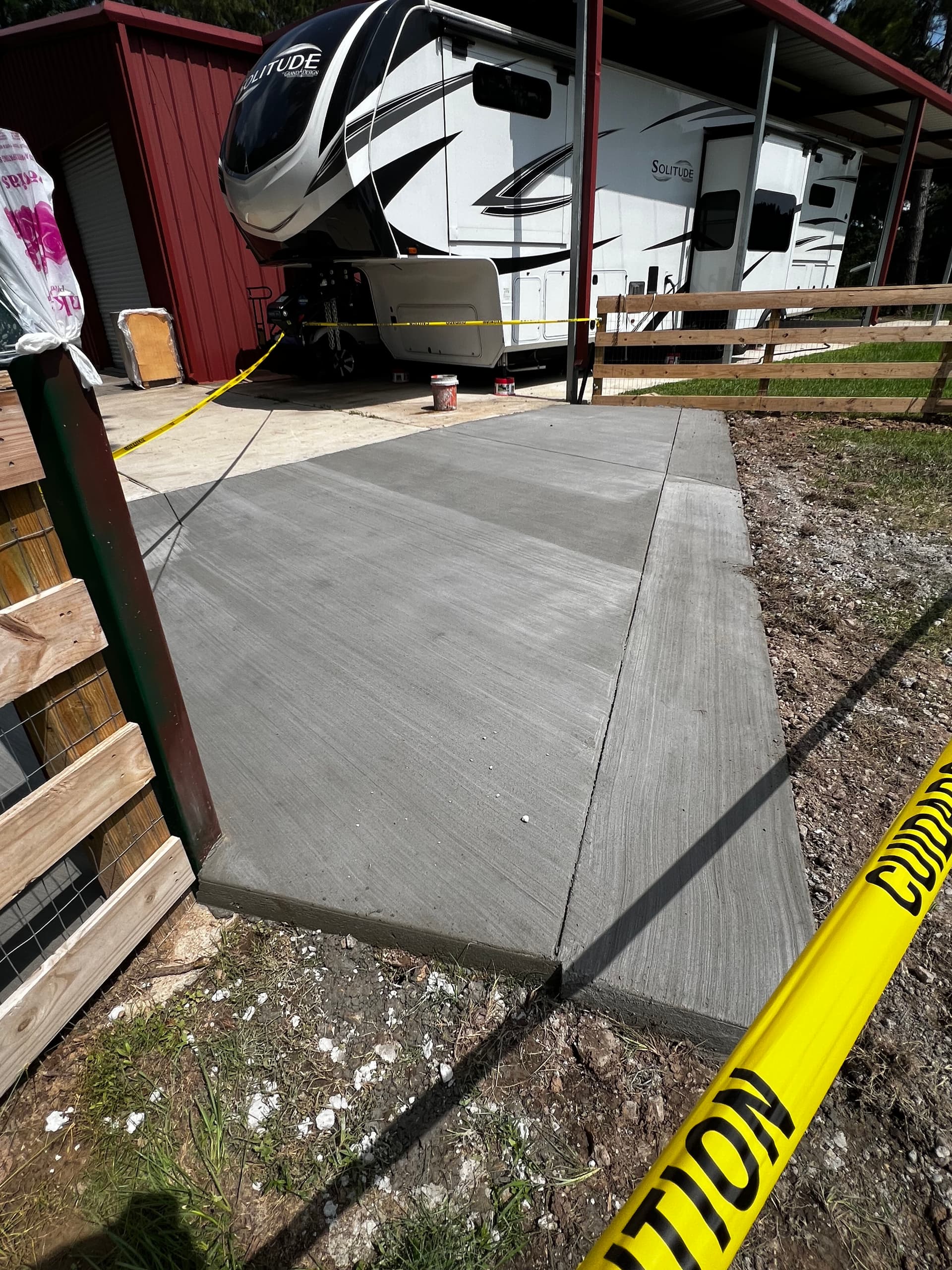 Concrete Gate Run and Access Ramps Built for Daily Vehicle Use image