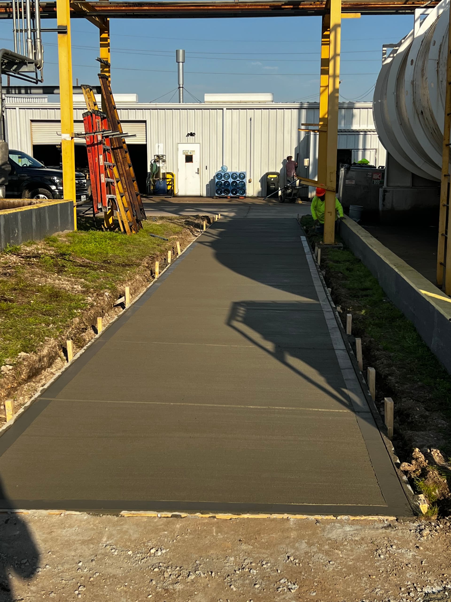 Gallery photos for Concrete Sidewalk Built for Safe Industrial Facility Access: Image #5