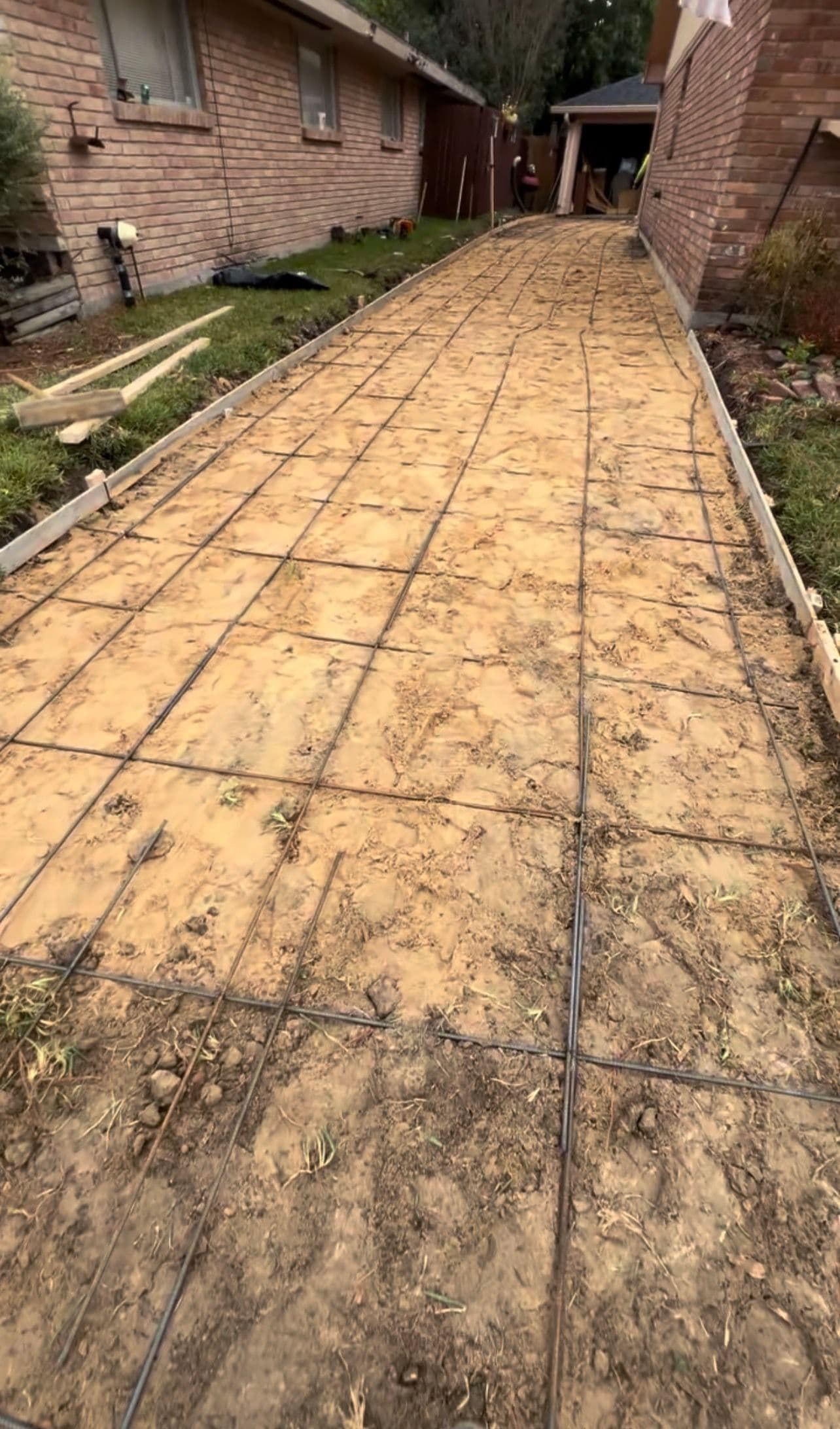 Gallery photos for Old Cracked Driveway Gets a Full Concrete Replacement: Image #3