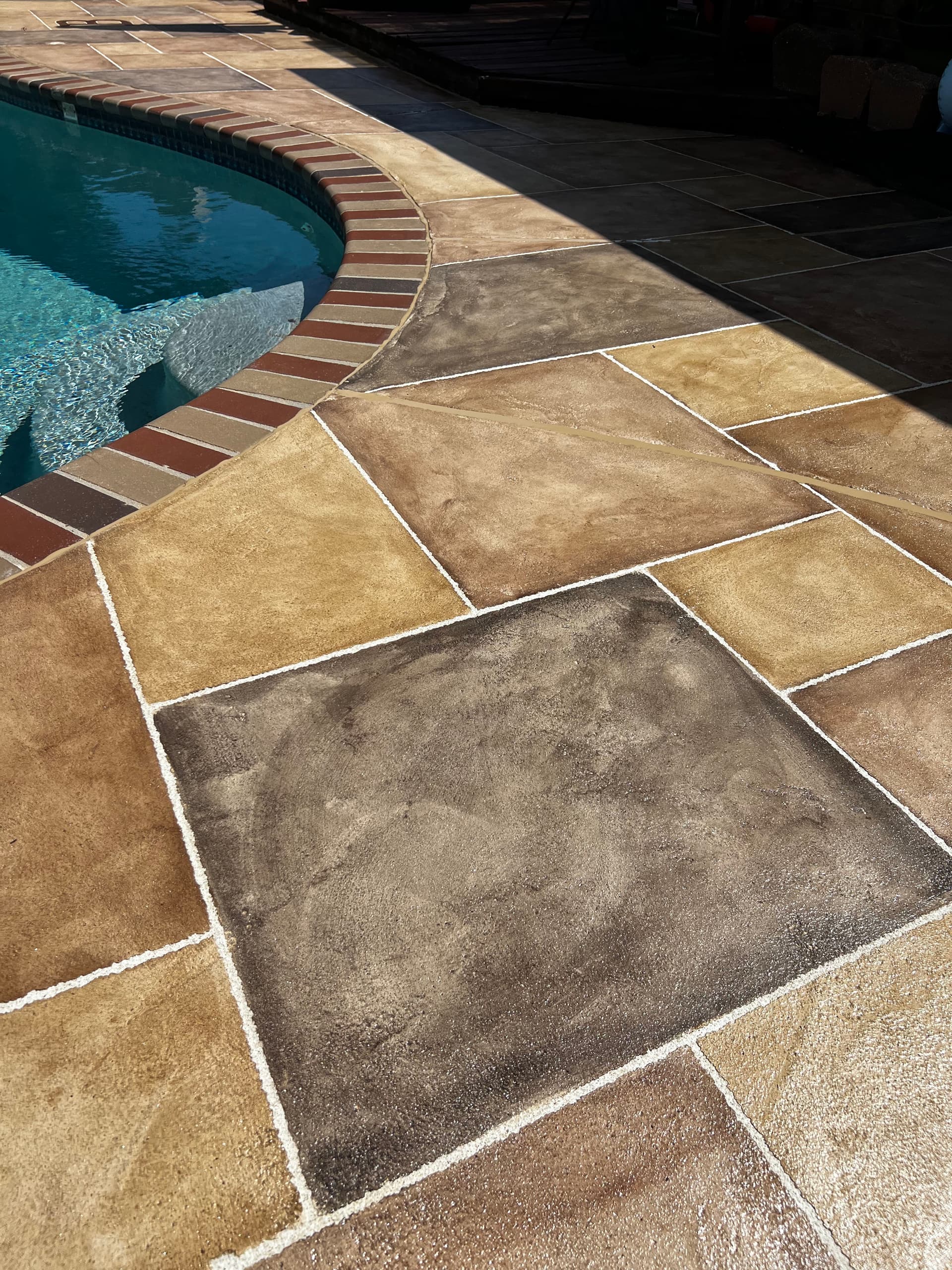 Custom Pool Deck Overlay That Actually Looks Like Stone