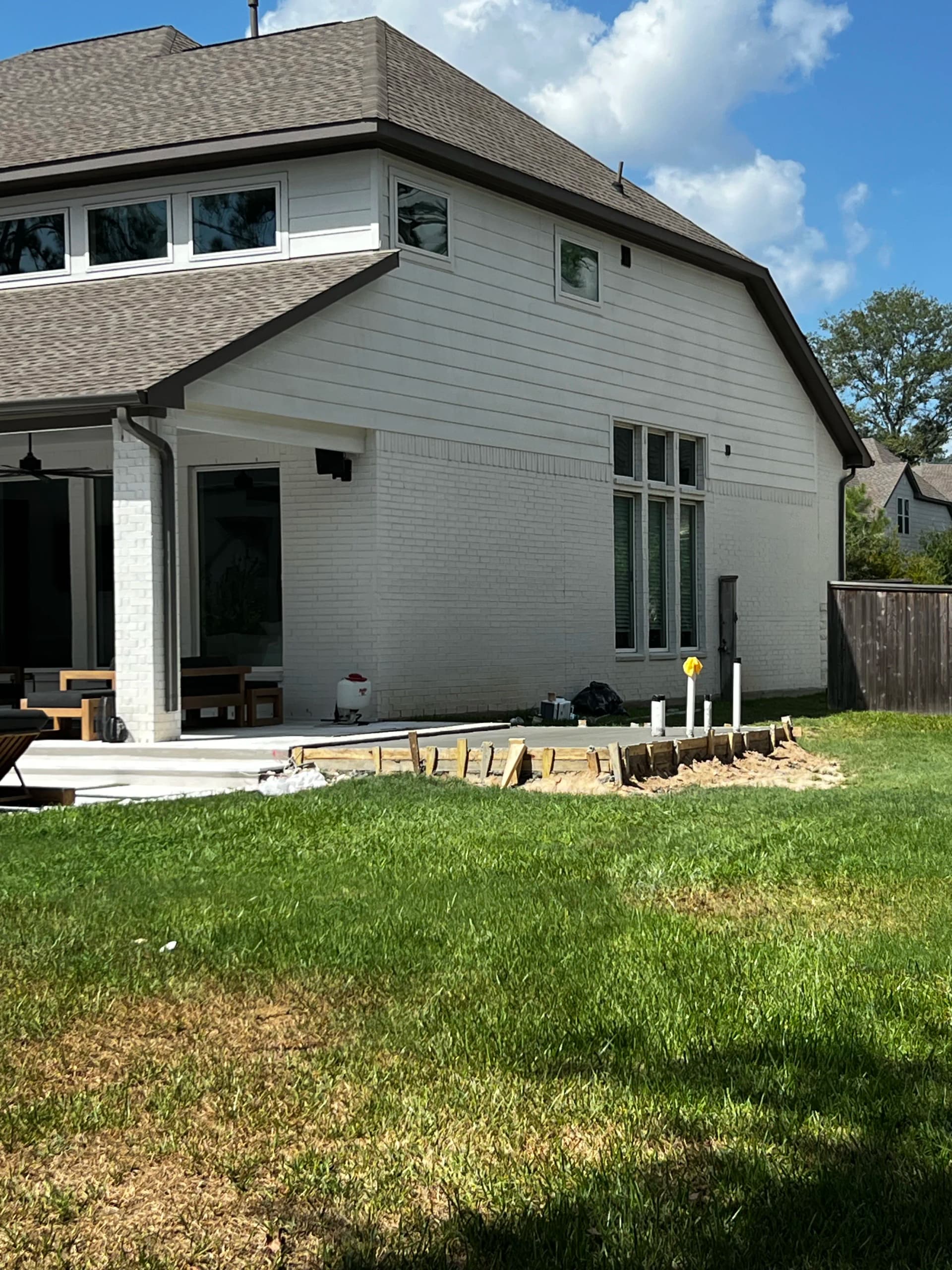 Gallery photos for Pool Bathroom Addition Gets a Solid Concrete Slab Foundation: Image #6