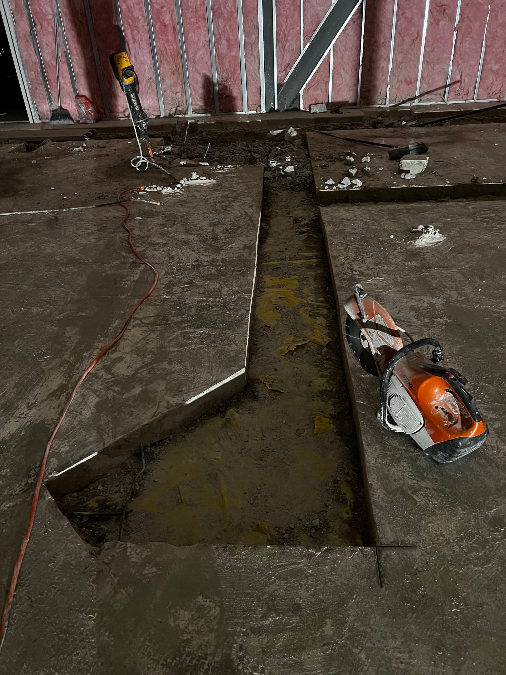 Gallery photos for Commercial Concrete Cutting for New Restaurant Plumbing: Image #8