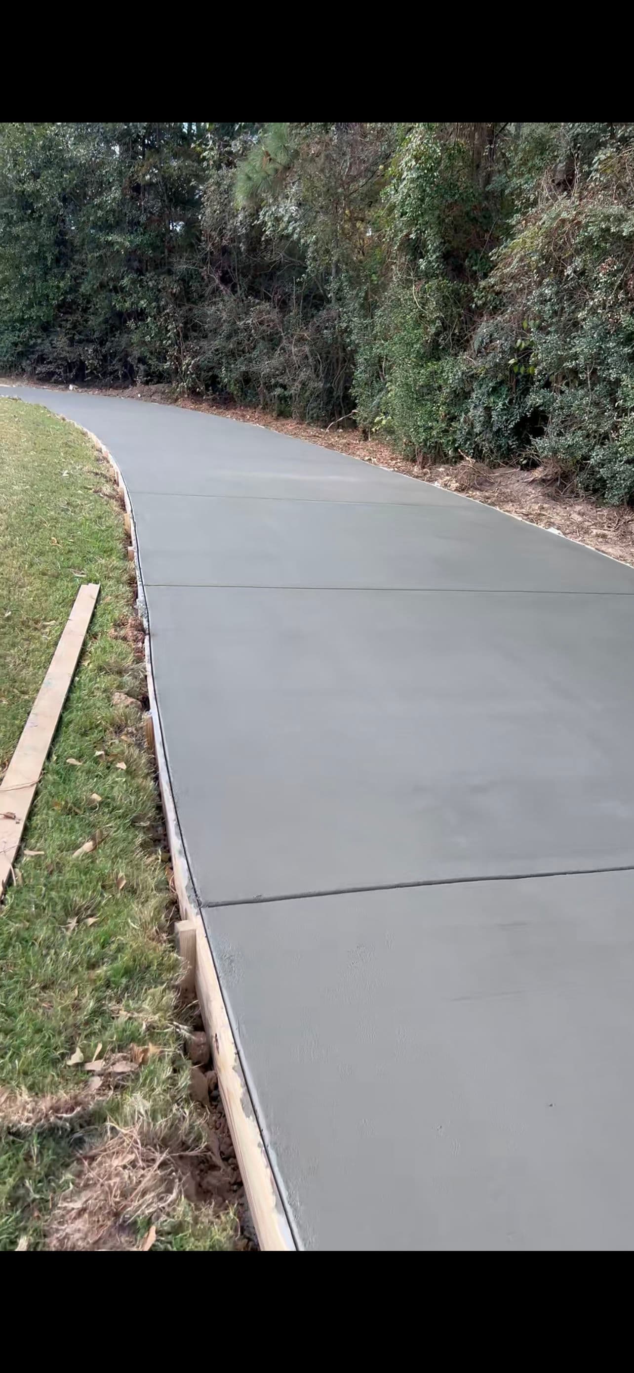 New 6-Inch Concrete Golf Cart Path at Carlton Woods