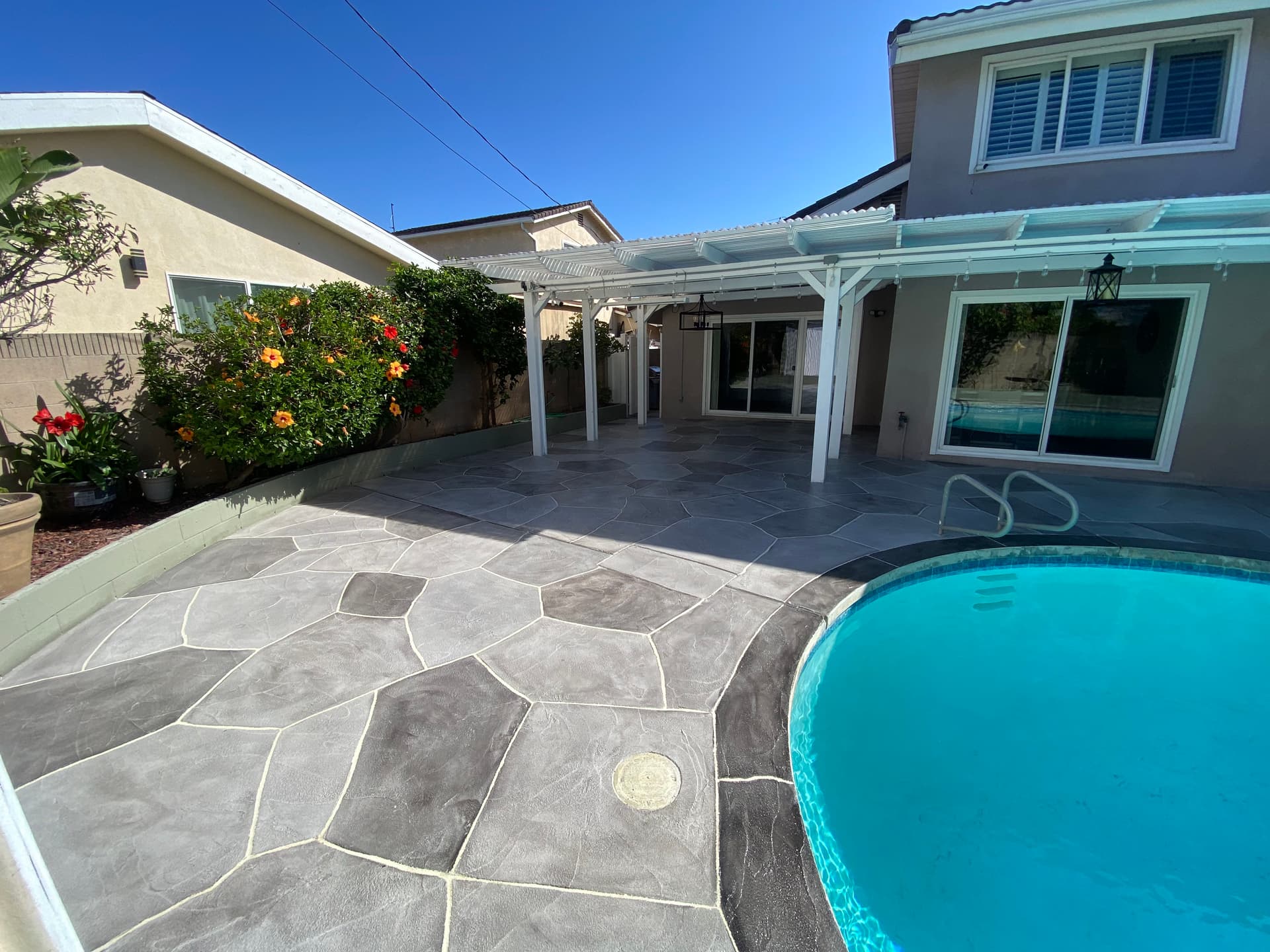 Stone Overlay Pool Decks That Actually Look Custom