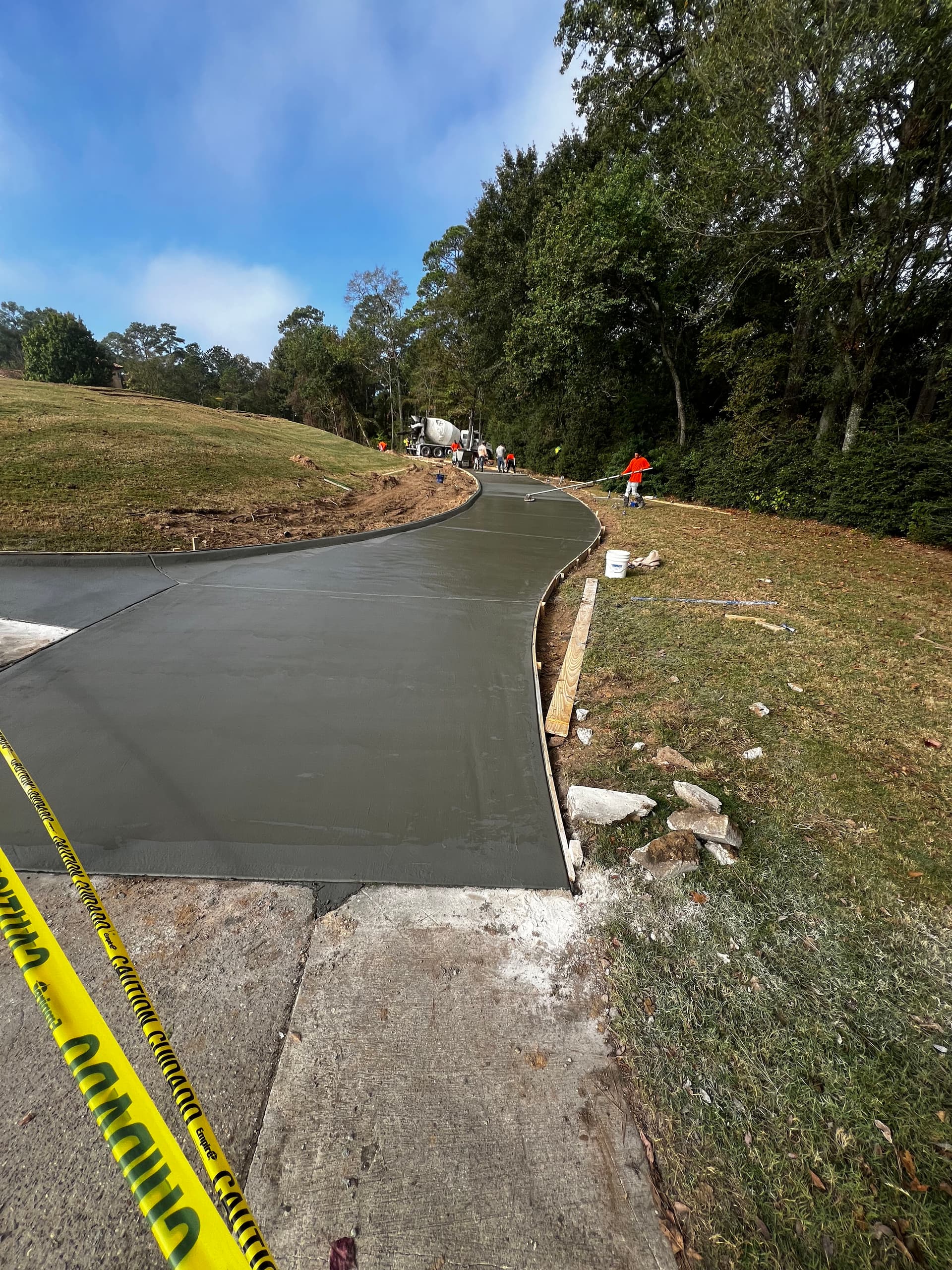 Gallery photos for New 6-Inch Concrete Golf Cart Path at Carlton Woods: Image #5