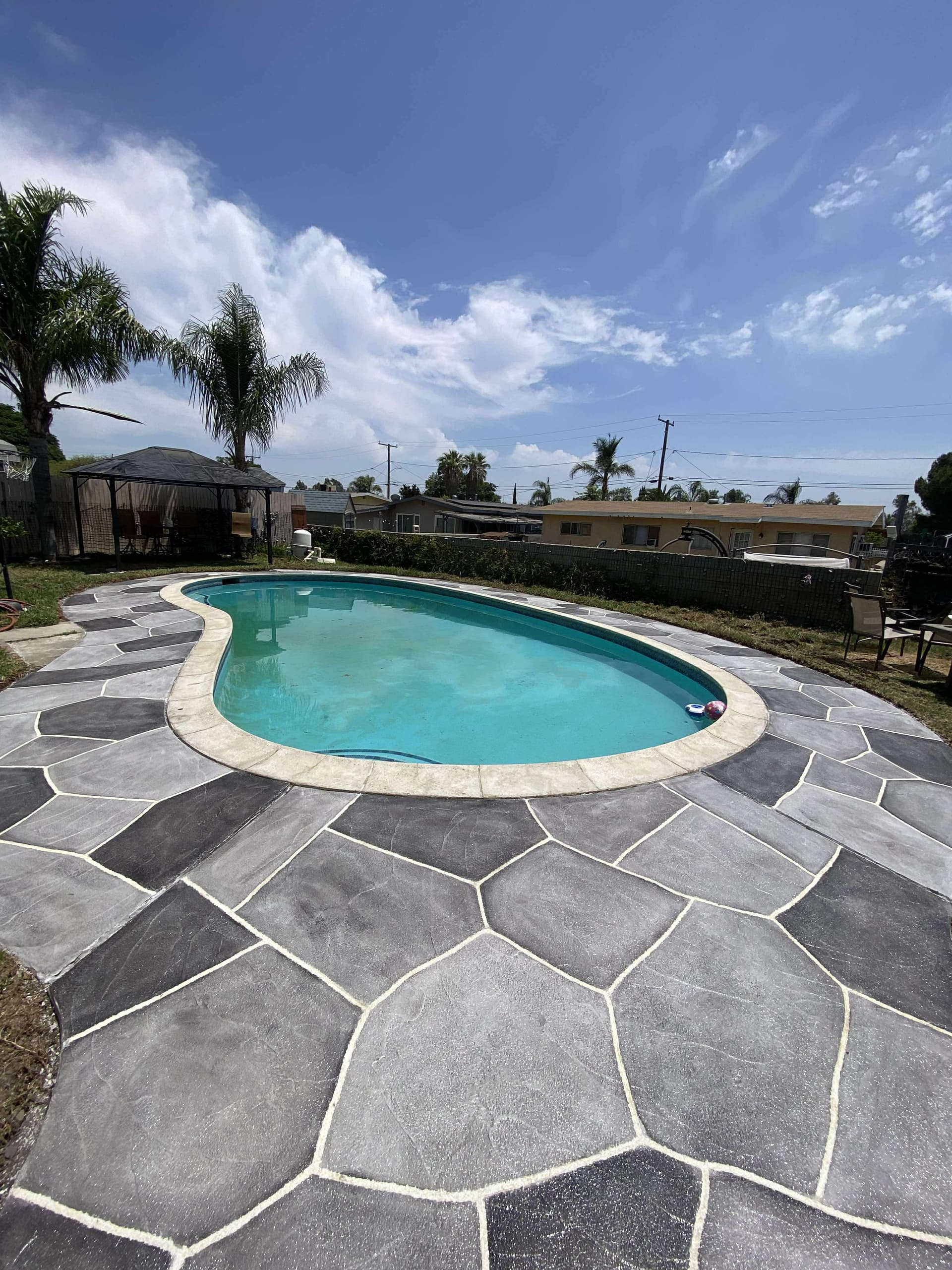 Stone Overlay Pool Decks That Actually Look Custom