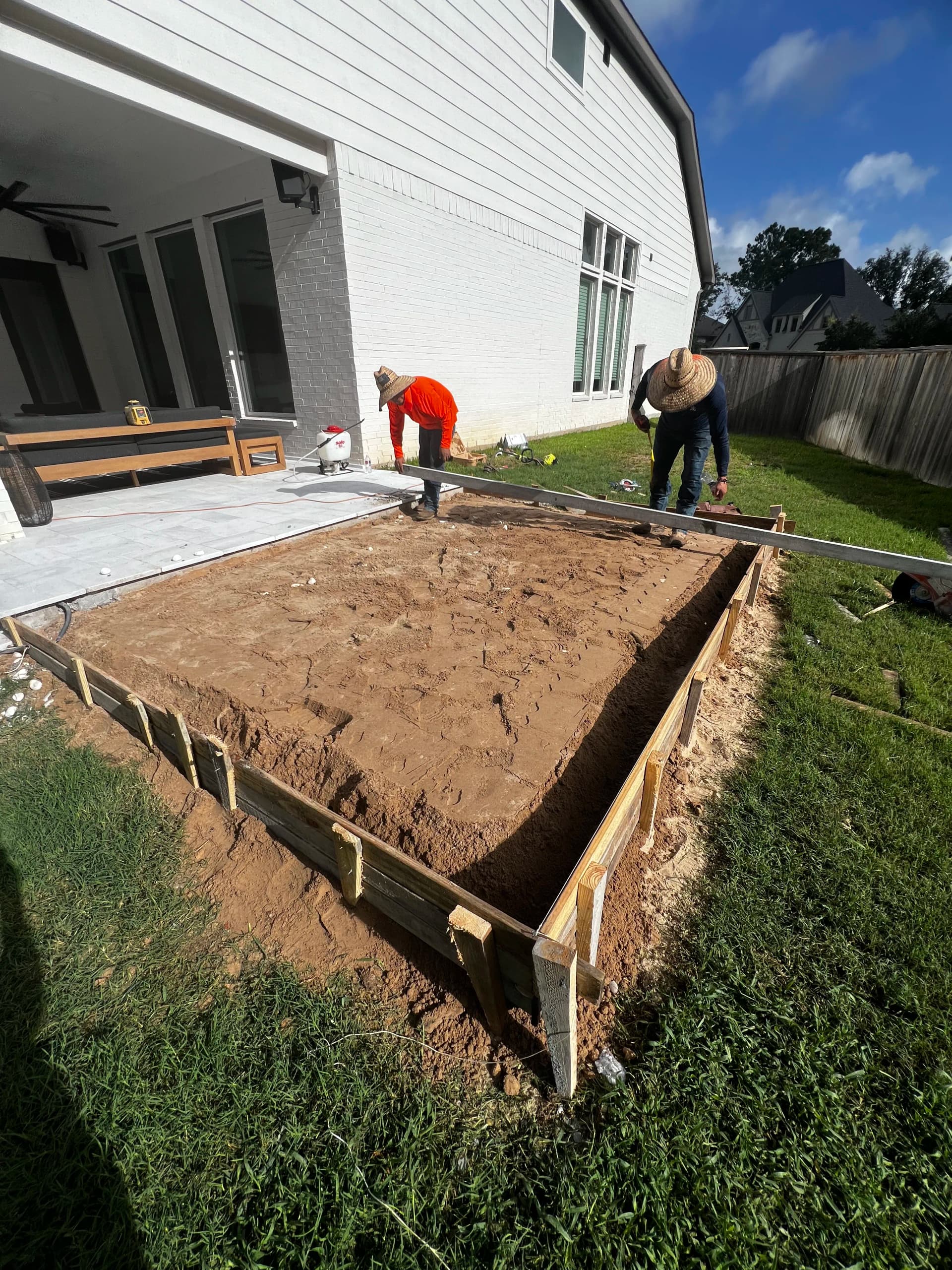 Gallery photos for Pool Bathroom Addition Gets a Solid Concrete Slab Foundation: Image #2