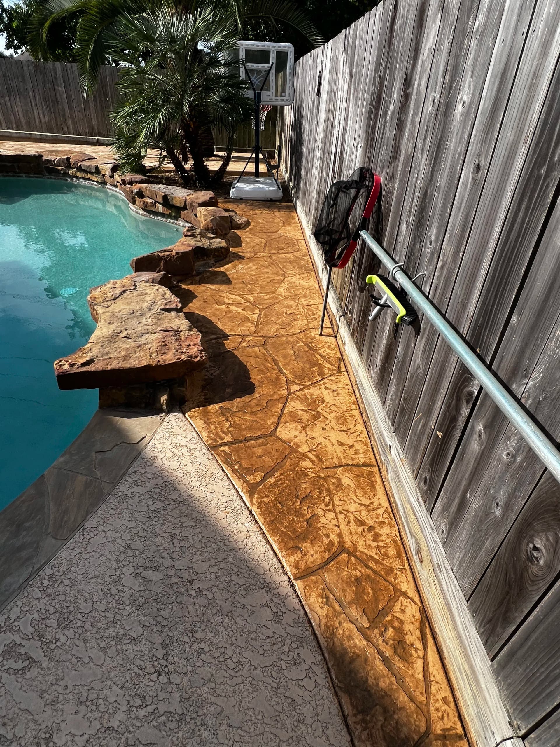 Gallery photos for Stamped Concrete Patio and Pool Deck That Actually Holds Up: Image #5