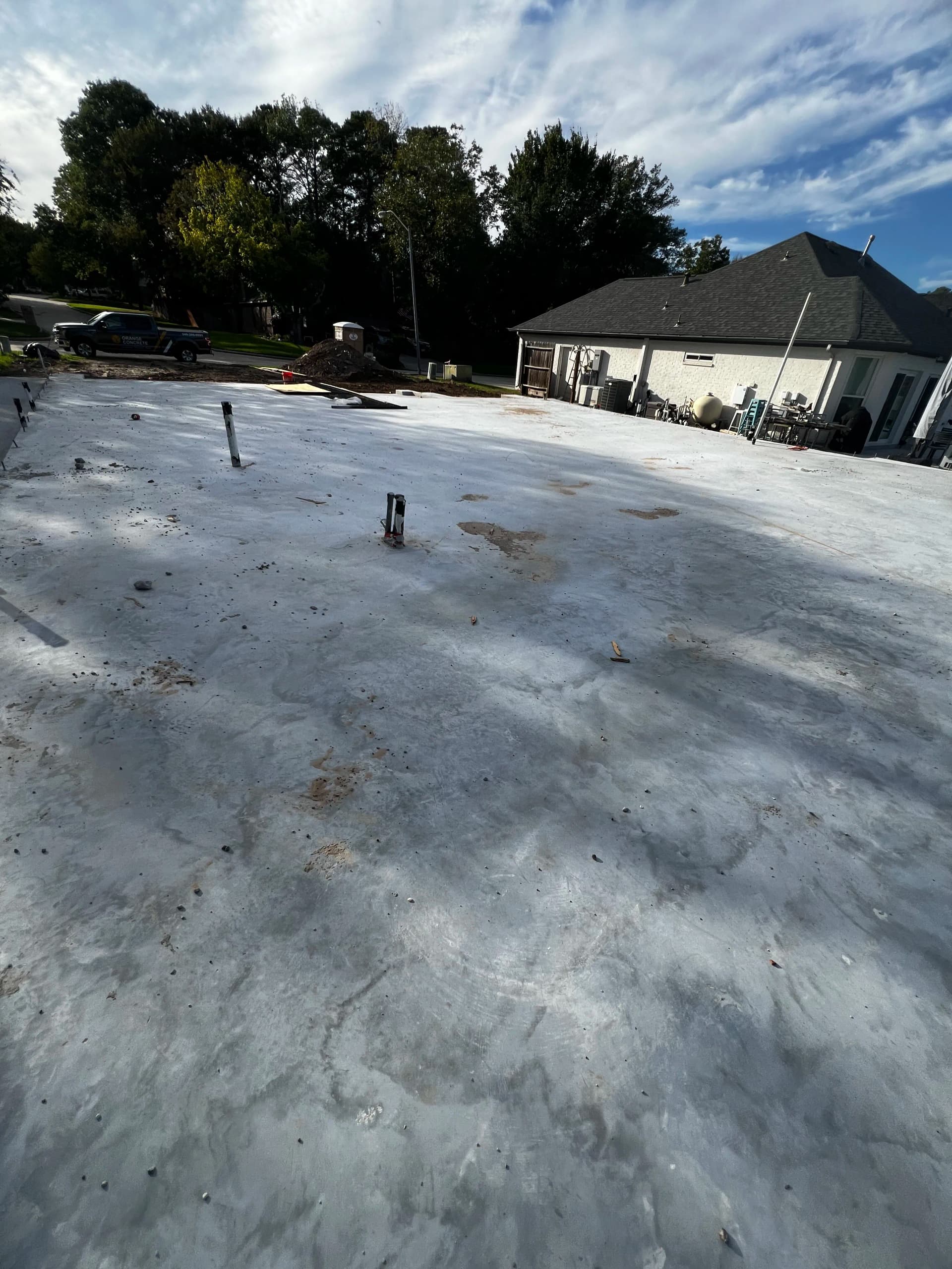 Gallery photos for Concrete Foundation Slab Poured Flat and Ready to Build On: Image #3