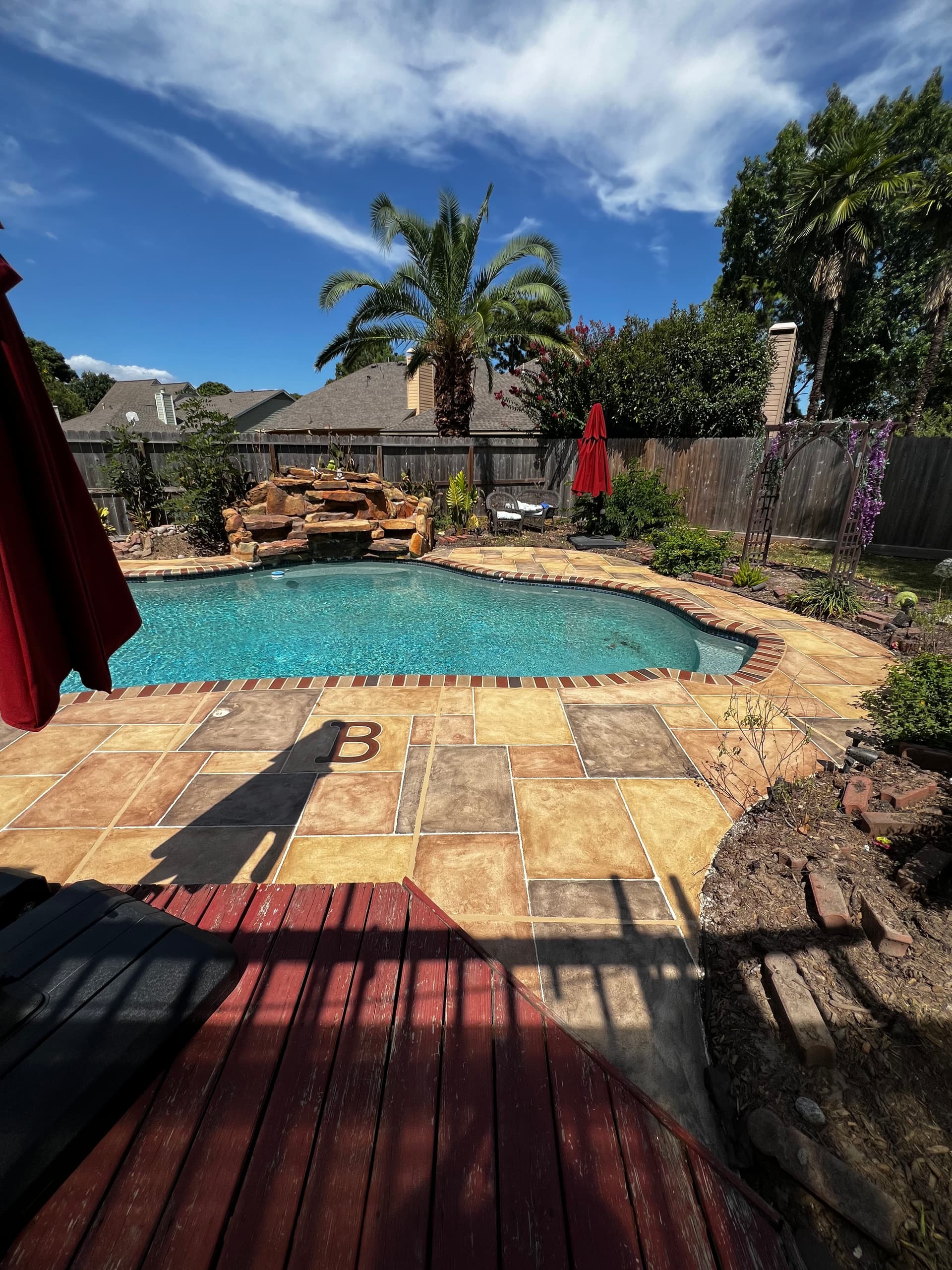 Gallery photos for Custom Pool Deck Overlay That Actually Looks Like Stone: Image #6