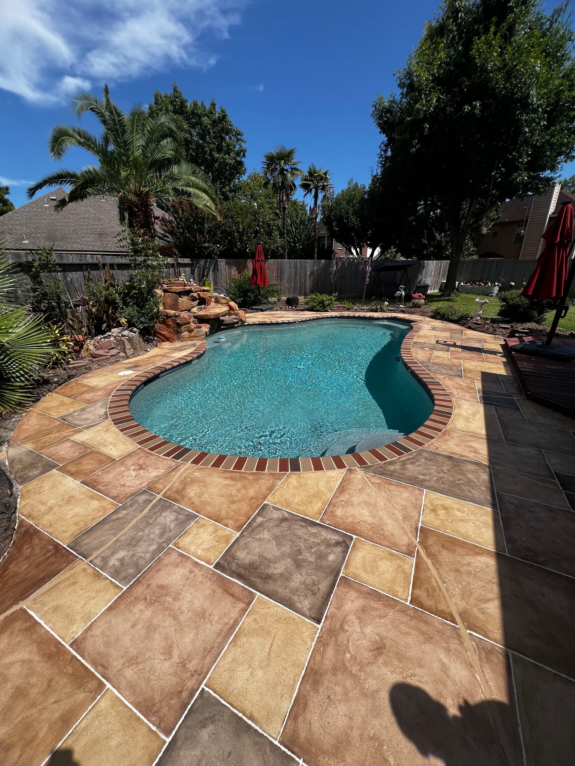 Gallery photos for Custom Pool Deck Overlay That Actually Looks Like Stone: Image #7