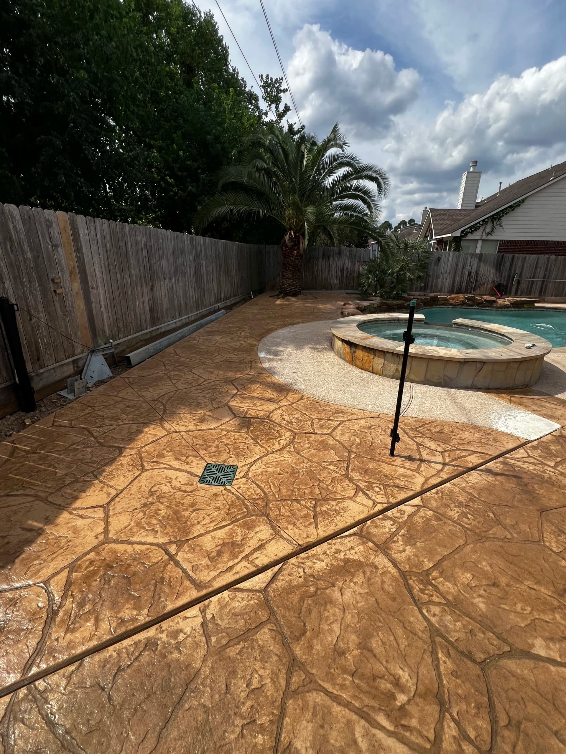 Gallery photos for Stamped Concrete Patio and Pool Deck That Actually Holds Up: Image #3