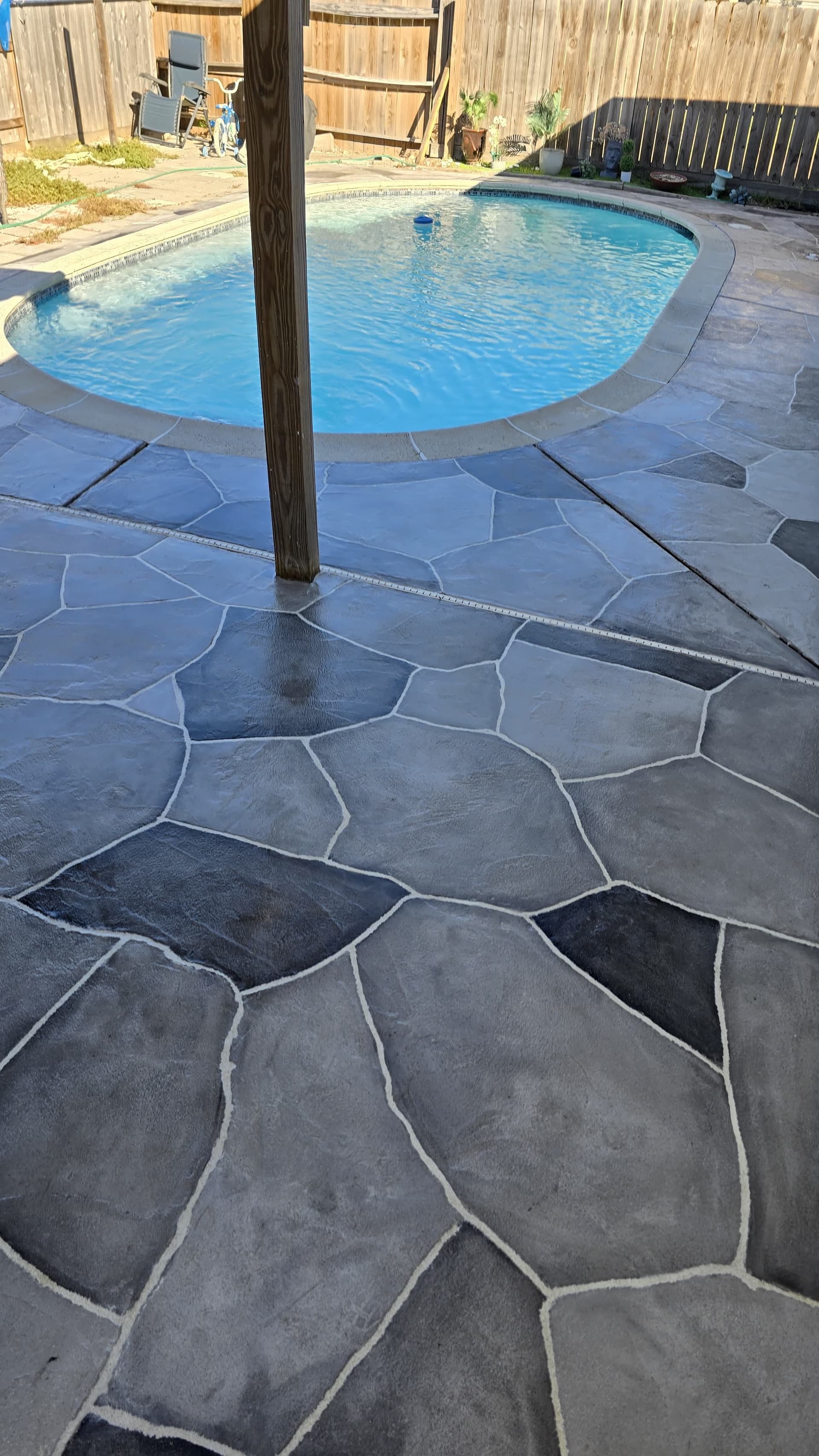 Gallery photos for Stone Overlay Pool Decks That Actually Look Custom: Image #6