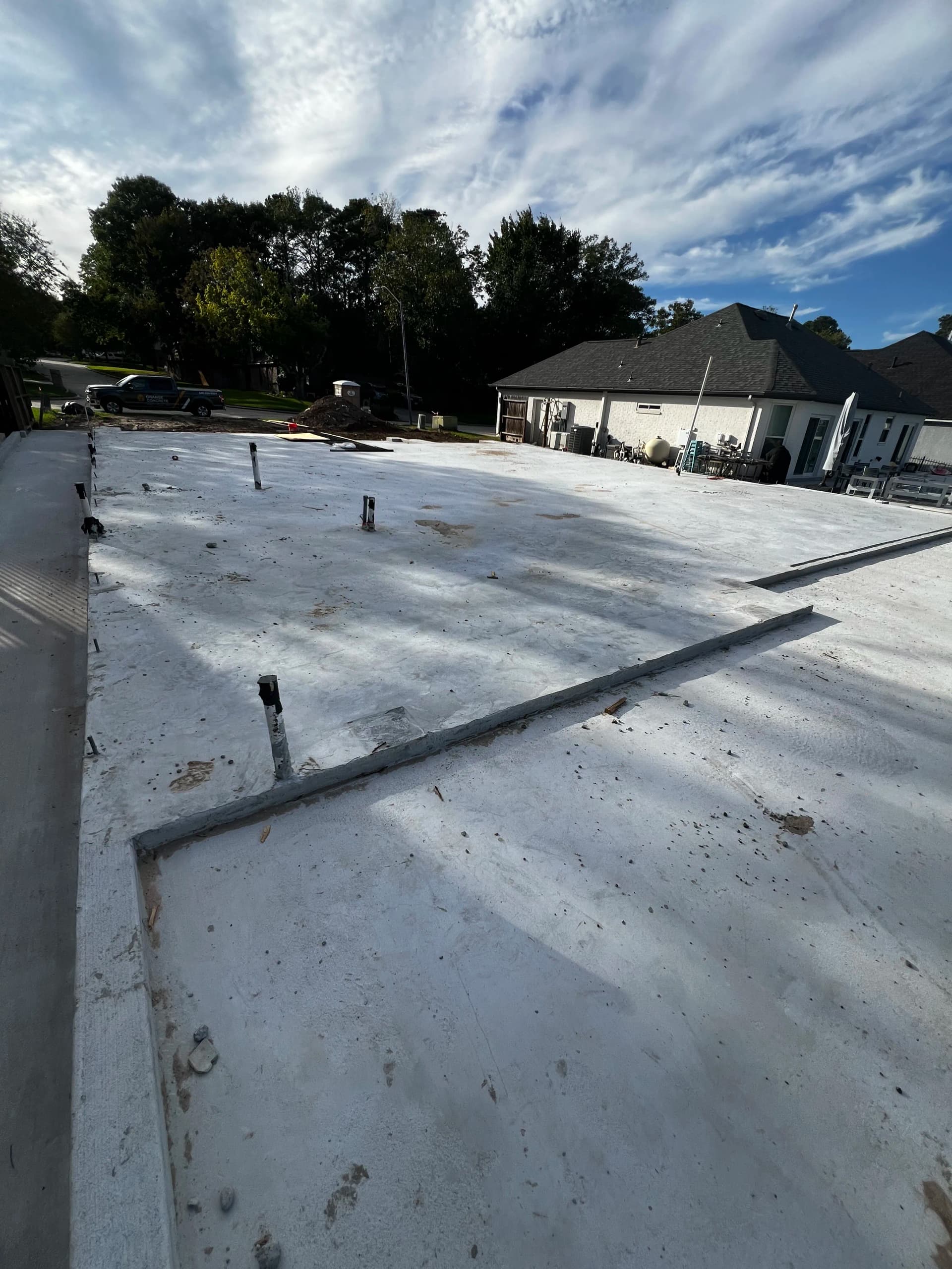 Gallery photos for Concrete Foundation Slab Poured Flat and Ready to Build On: Image #2