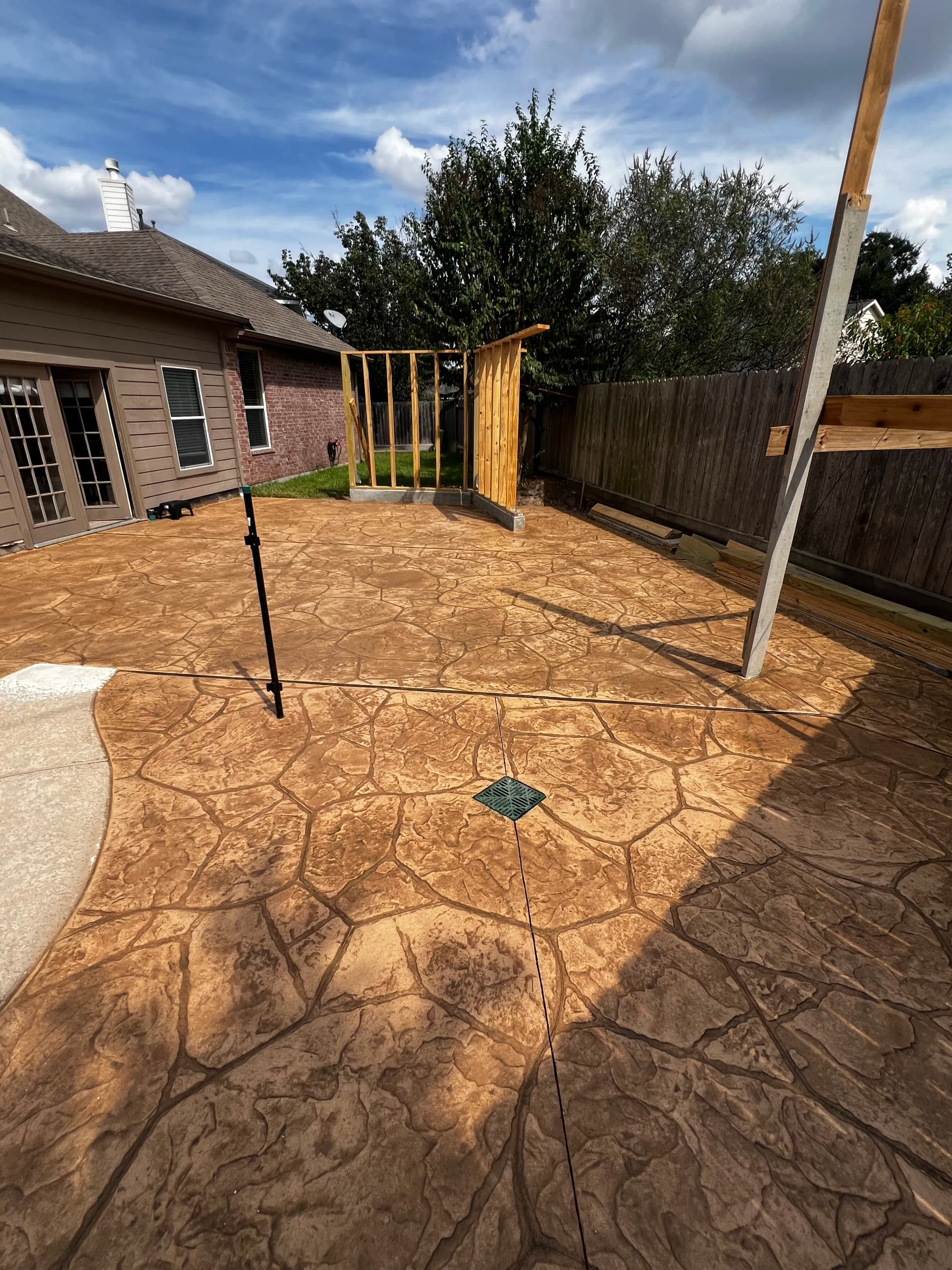 Gallery photos for Stamped Concrete Patio and Pool Deck That Actually Holds Up: Image #4