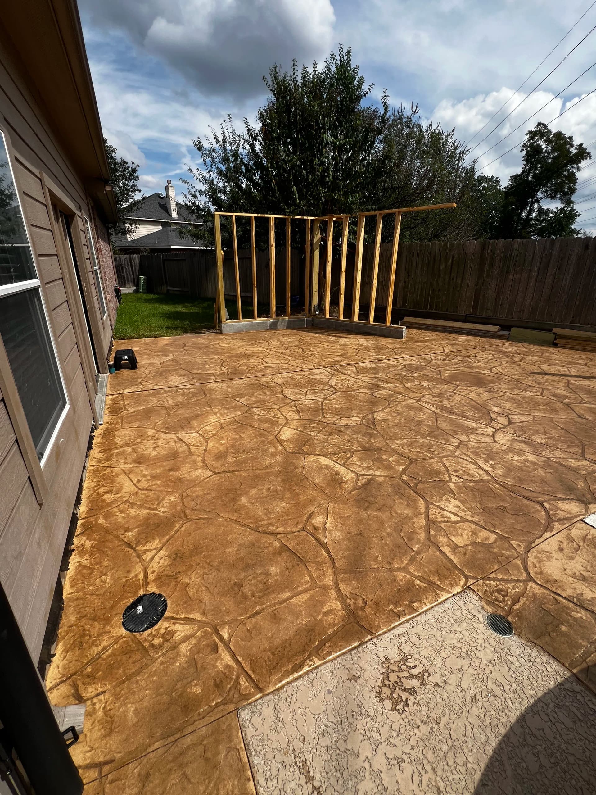 Gallery photos for Stamped Concrete Patio and Pool Deck That Actually Holds Up: Image #2