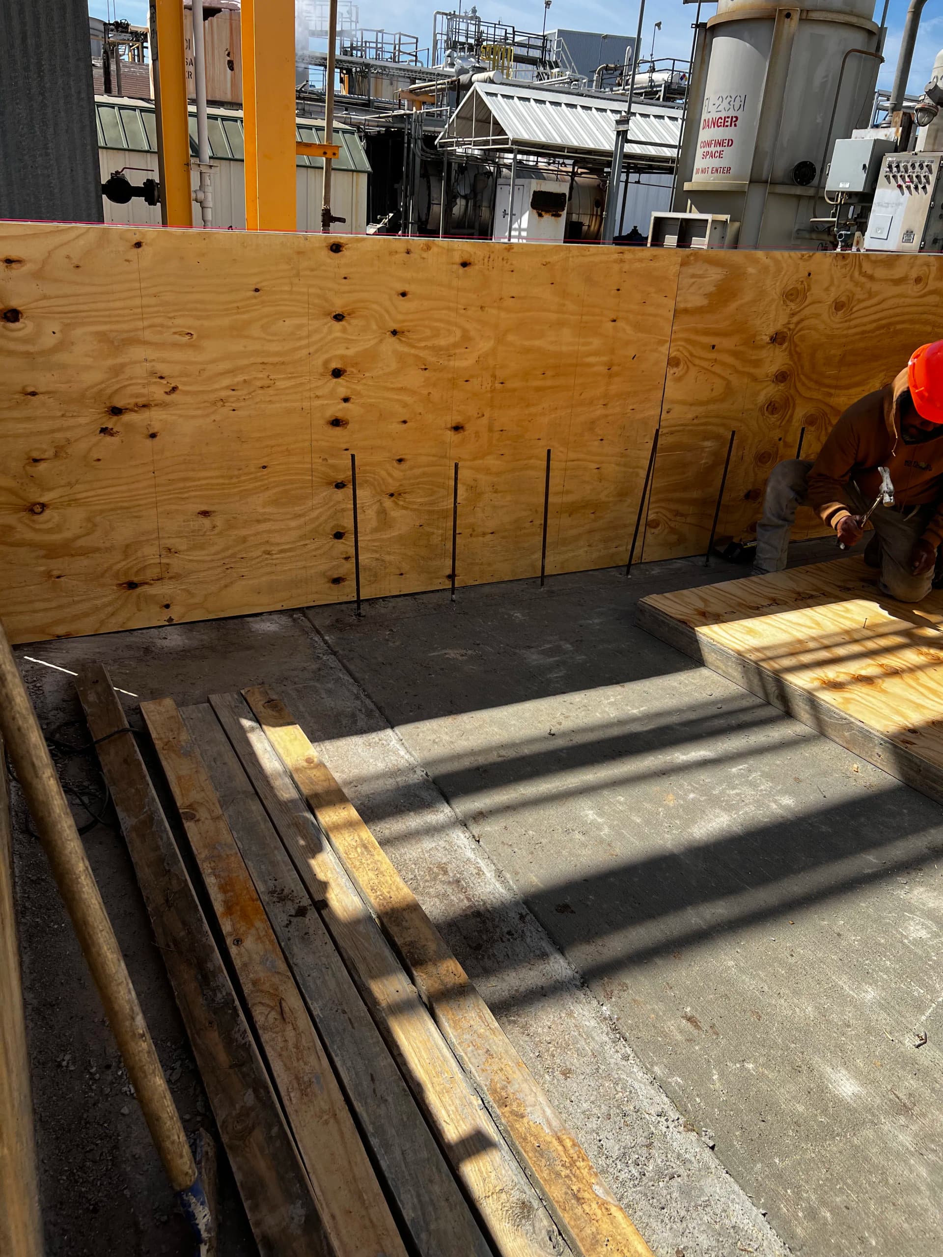 Industrial Retaining Wall Built Right from the Ground Up image