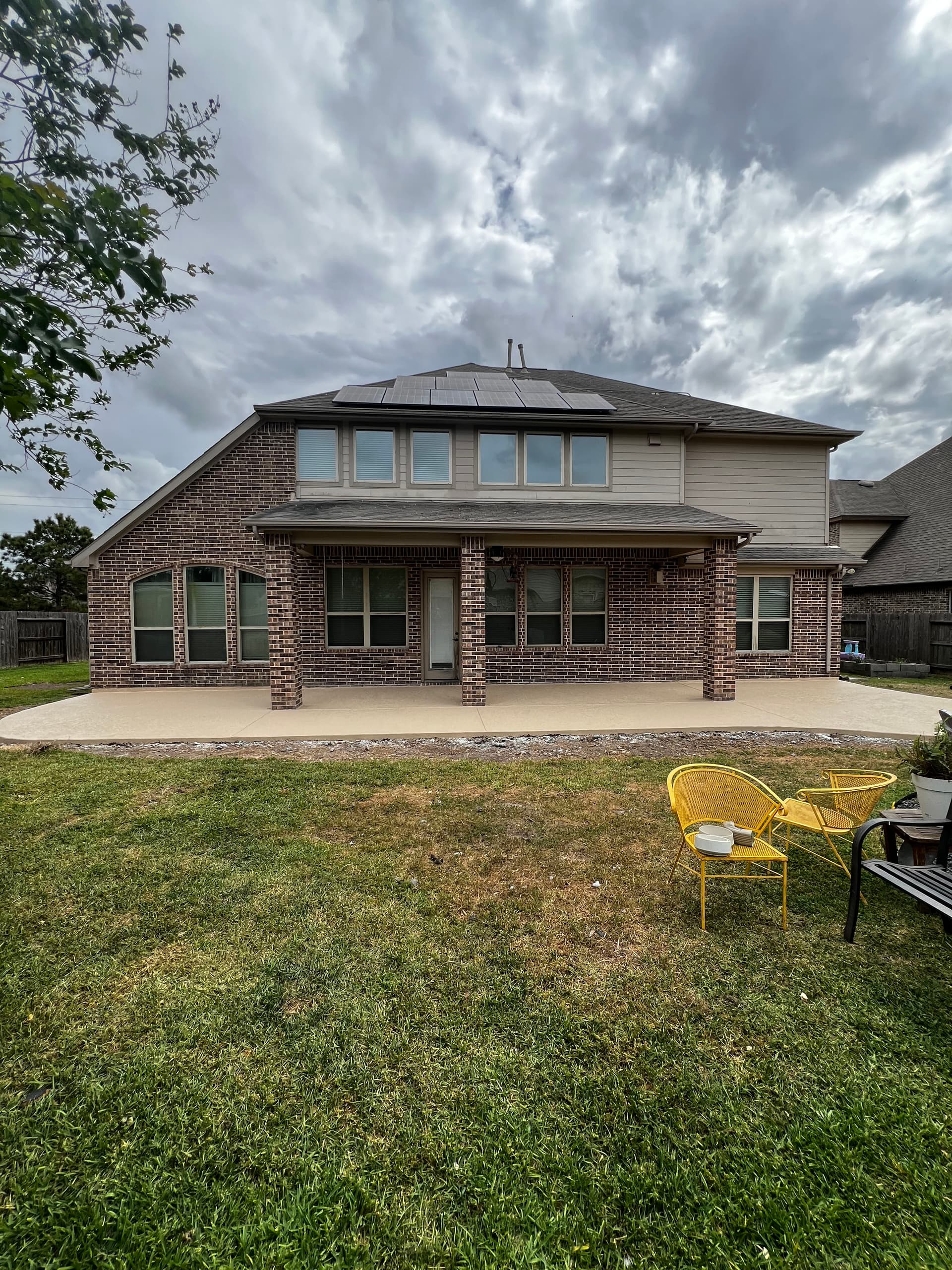 Gallery photos for Old Slippery Tile Gone - Bigger Patio With Spray Deck Finish: Image #5